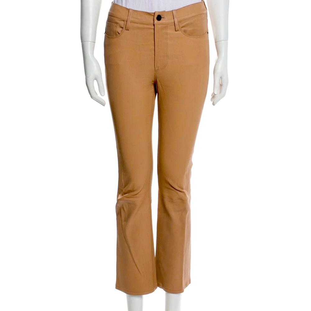 NWT Frame Lambskin Tan Leather Pants